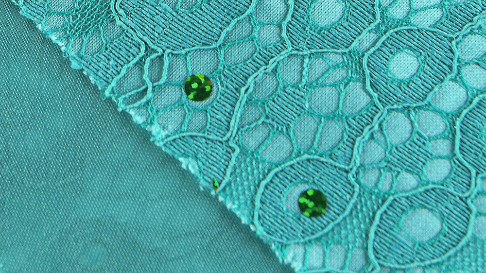 tissu de dentelle de polyester tissu de dentelle de polyester