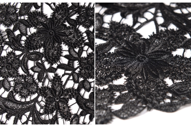 black embroidered lace black embroidered lace