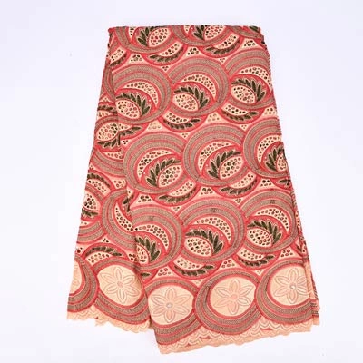 Stone swiss lace fabric