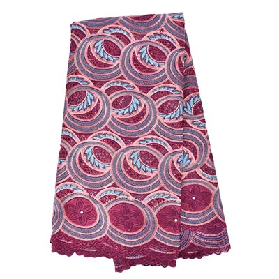 Stone swiss lace fabric