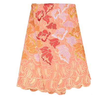 Stone swiss lace fabric