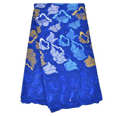 Stone swiss lace fabric