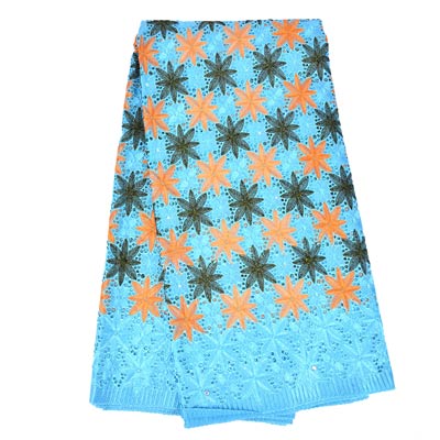 Swiss voile cotton lace