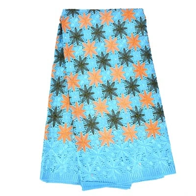 Swiss voile cotton lace