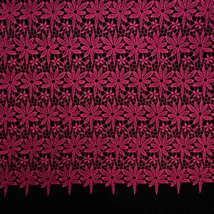 Tissu de dentelle chimique
