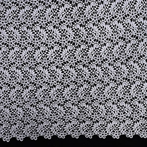 Tissu de dentelle chimique