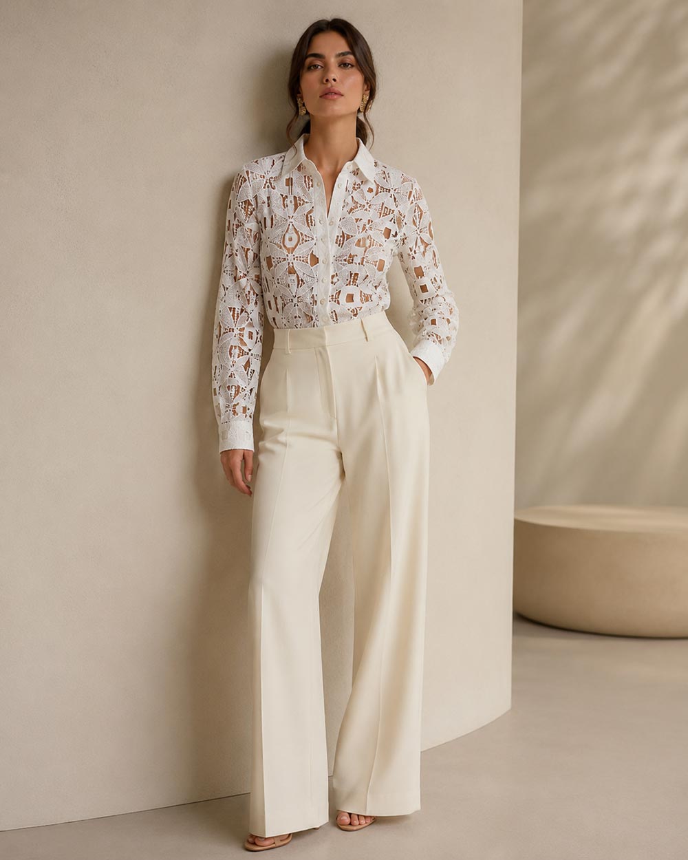 guipure embroidery lace for elegant blouse