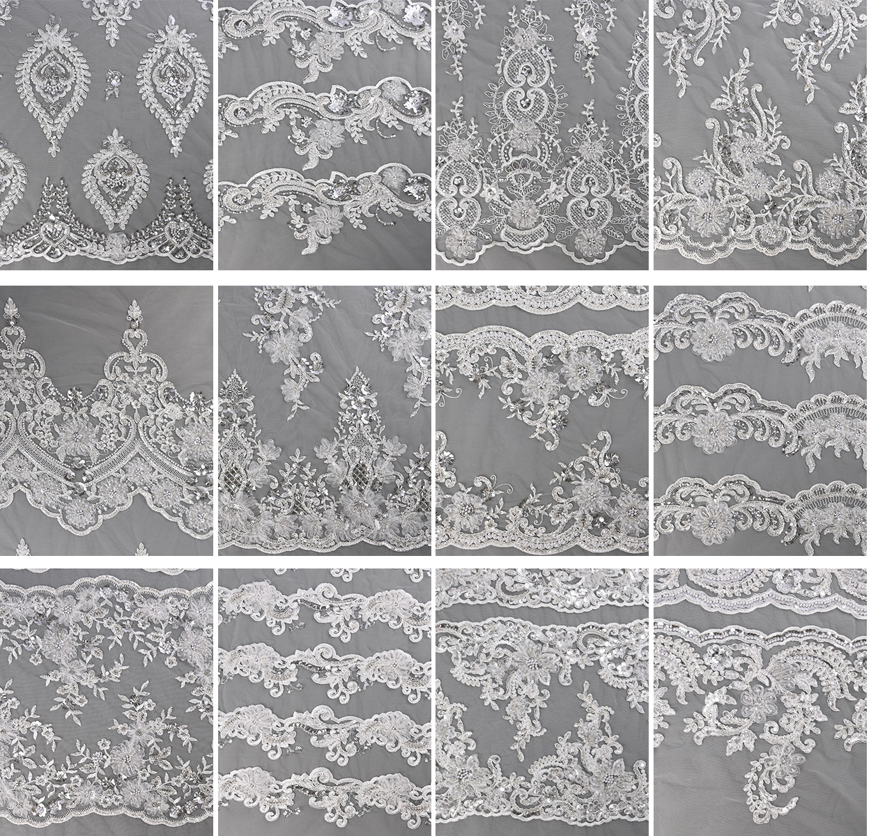 corded bridal lace