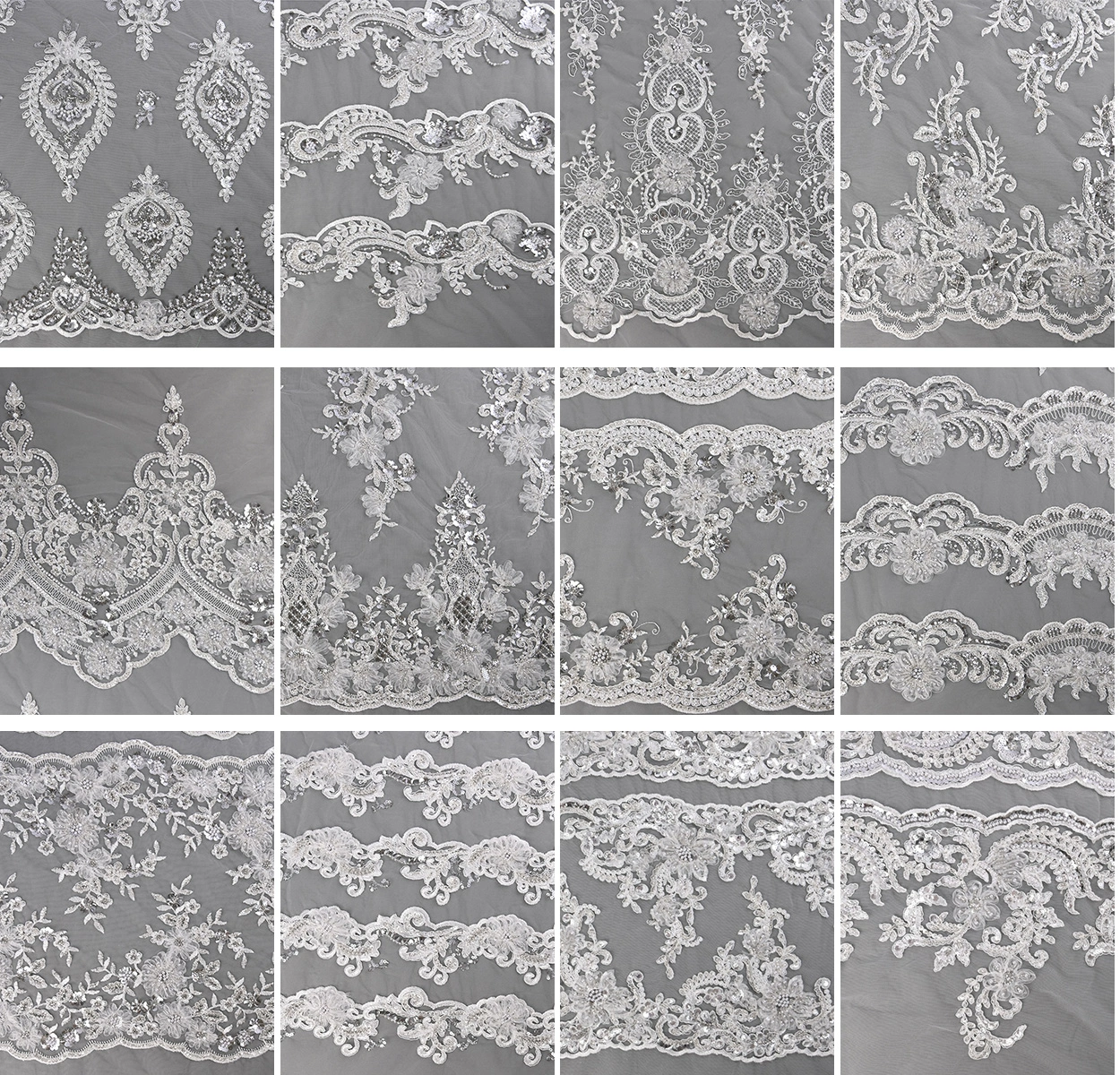 corded bridal lace