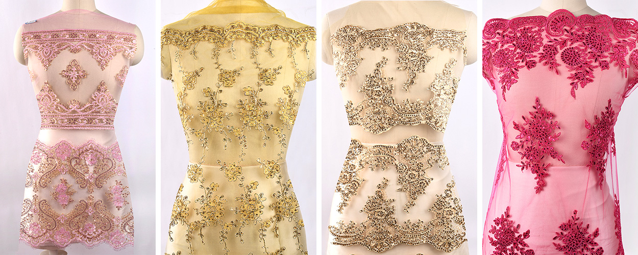 Corded sequins lace Corded sequins lace