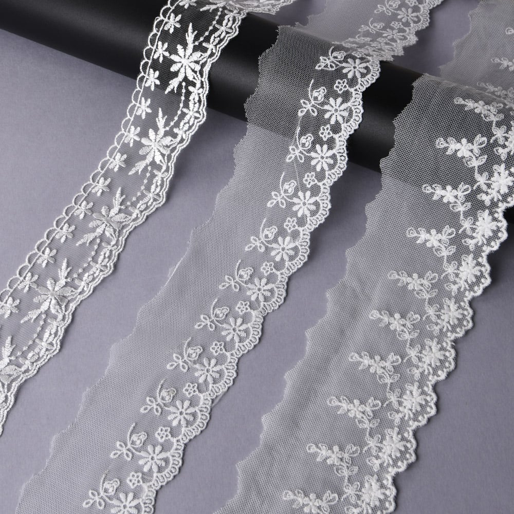 mesh lace trim