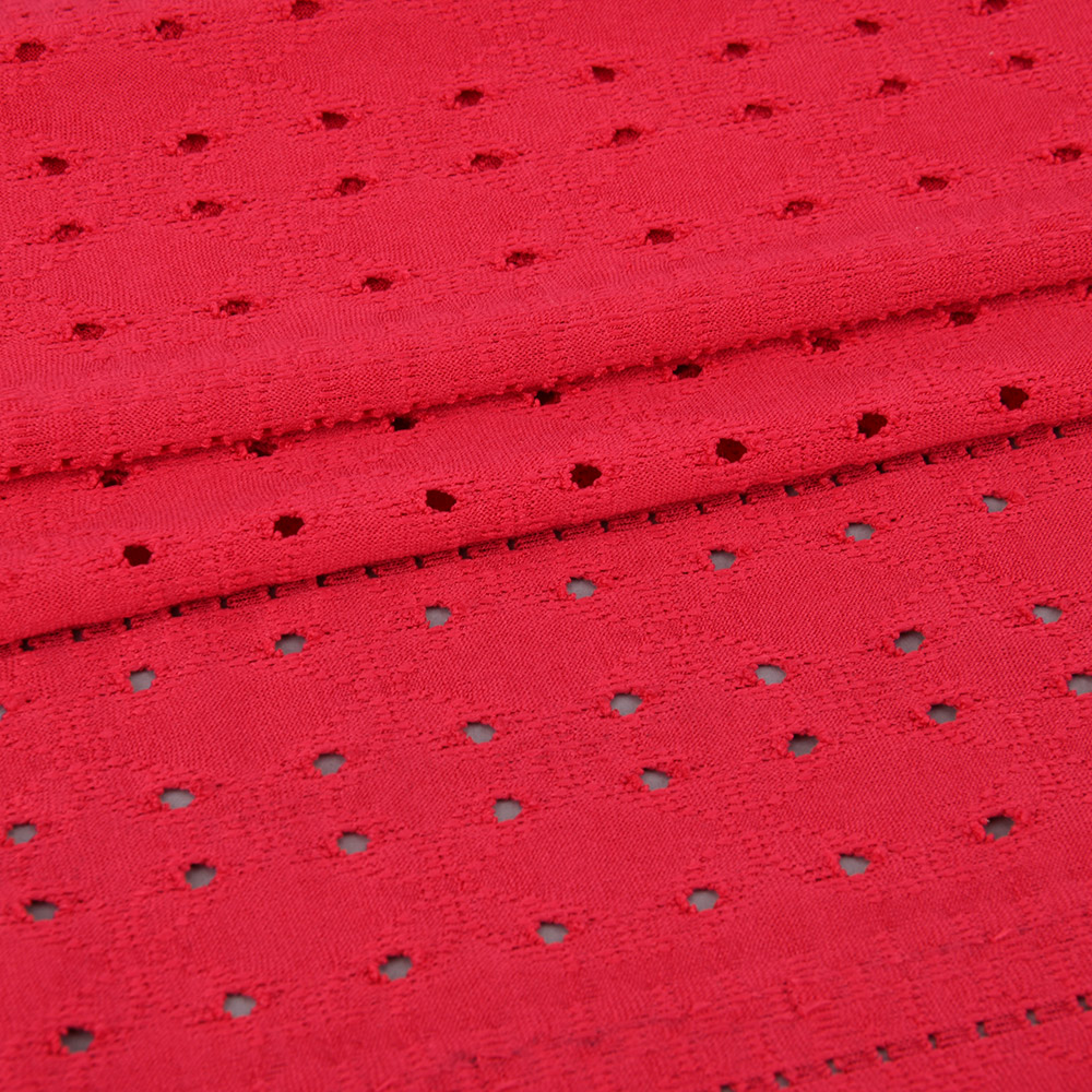 Polyester tricot lace fabric