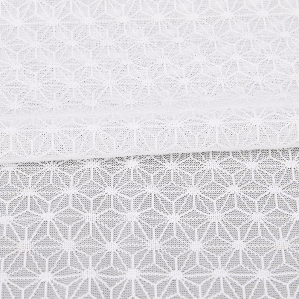 Polyester tricot lace fabric