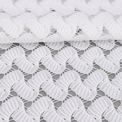 Polyester tricot lace fabric