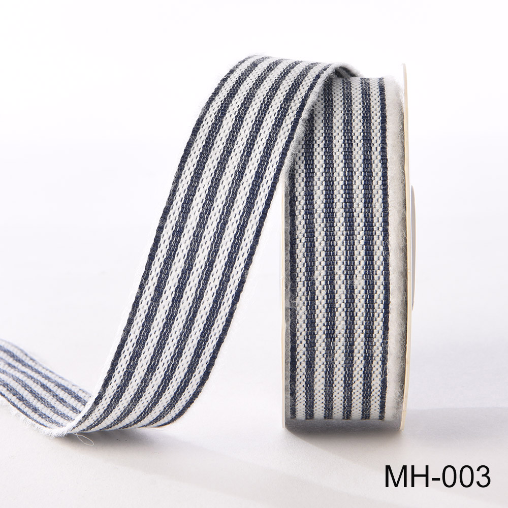 navy blue and white stripe ribbon navy blue and white stripe ribbon