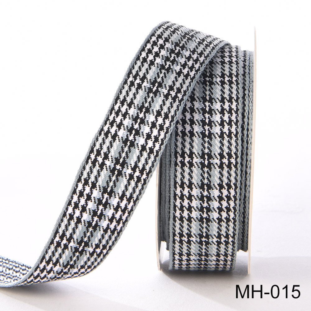 plaid houndstood ribbon plaid houndstood ribbon