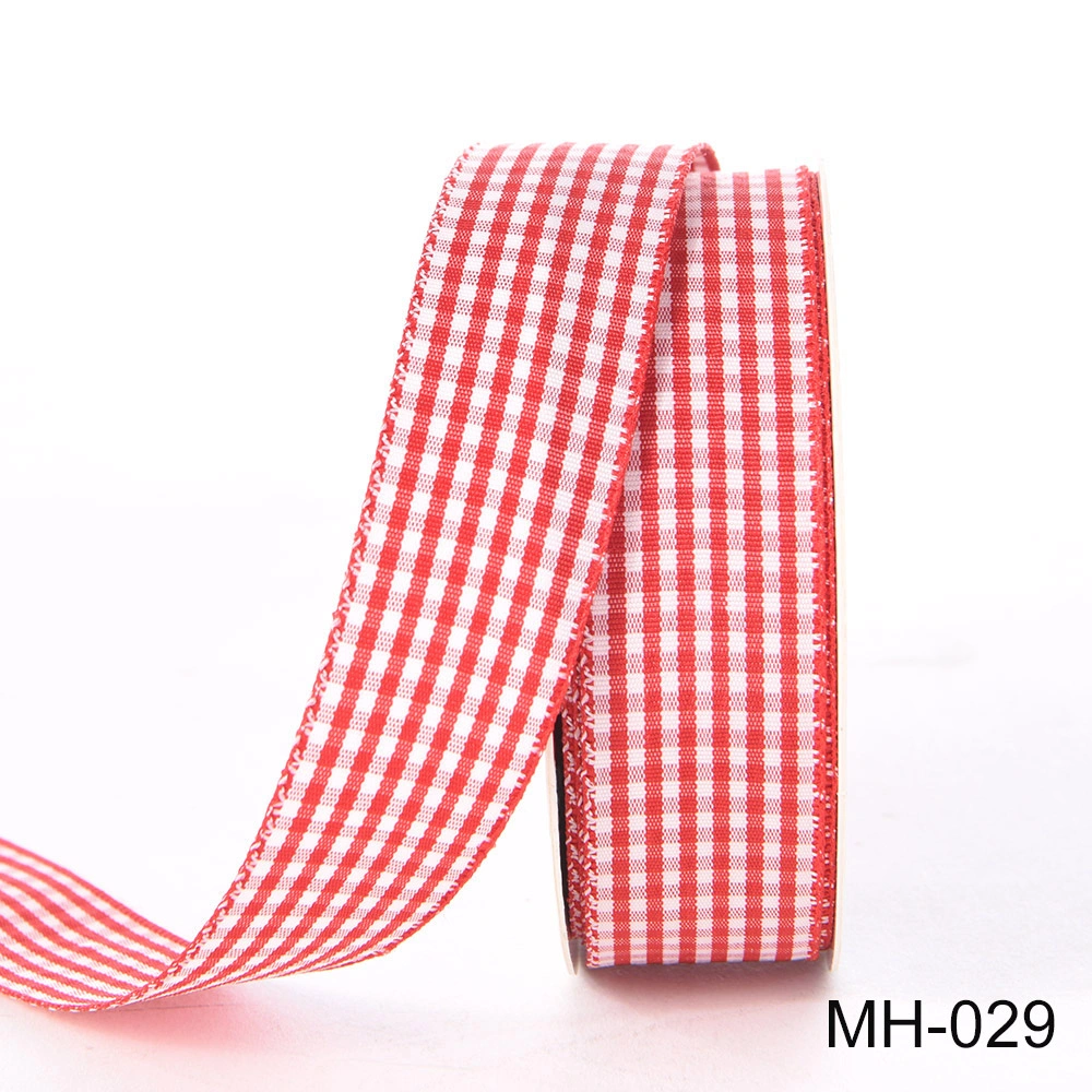 red plaid ribbon red plaid ribbon