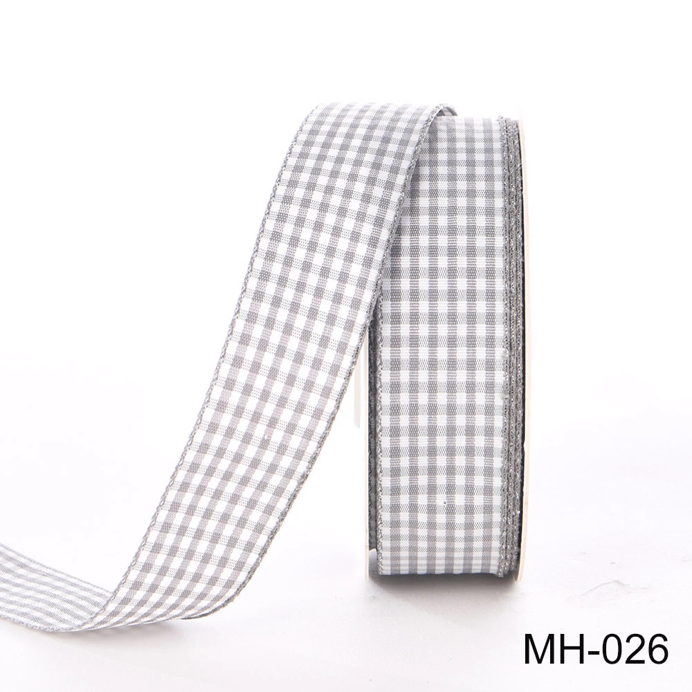 grey plaid ribbon grey plaid ribbon