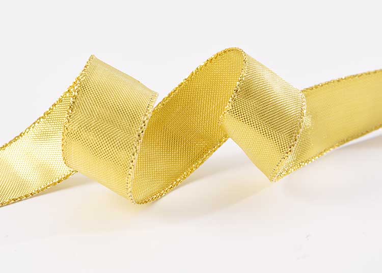 metallic ribbon