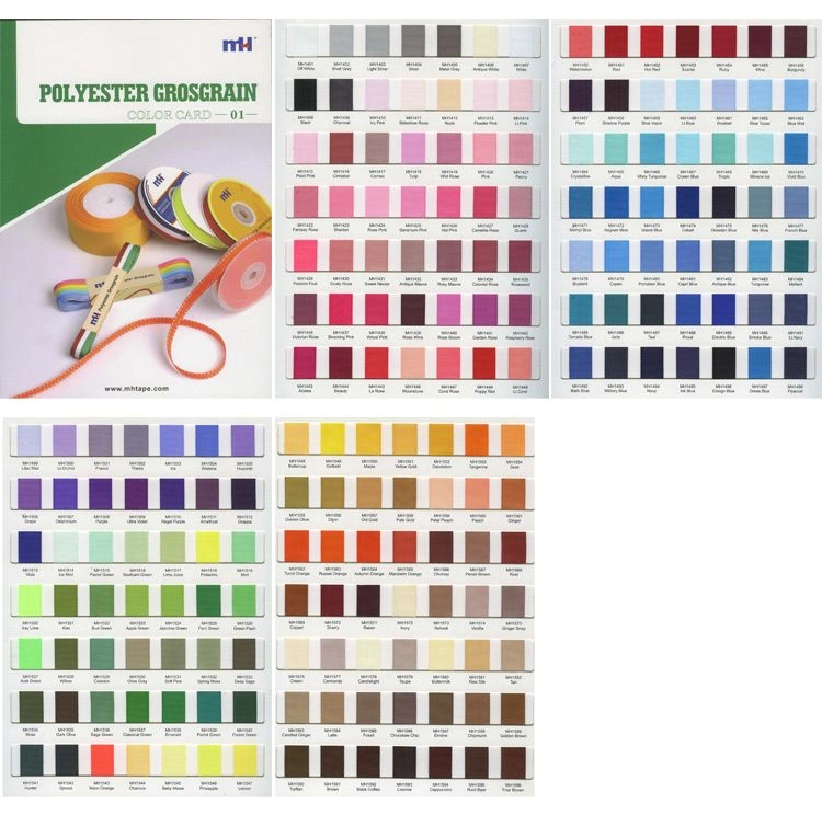 grosgrain ribbon color card grosgrain ribbon color card