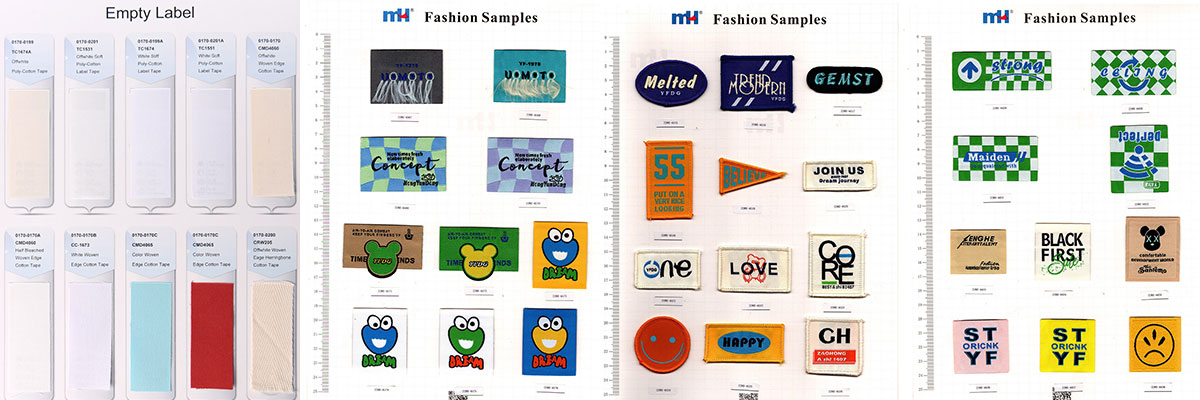 labels sample cards