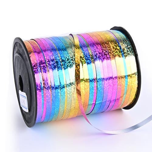 Gradient Holographic Film balloon curling ribbon