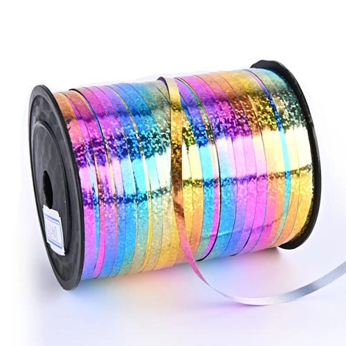 Gradient Holographic Film balloon curling ribbon