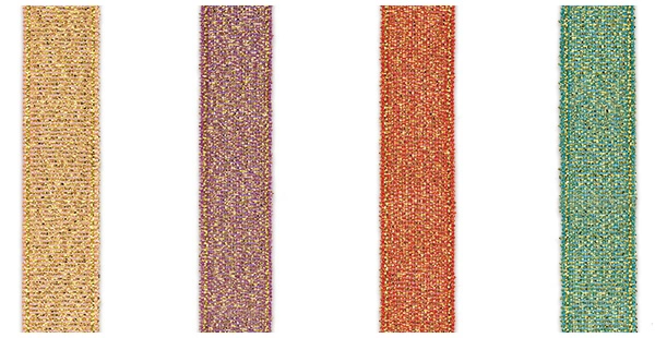 metallic ribbon nylon