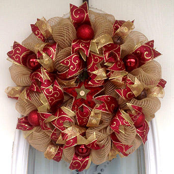 Wreath christmas ribbon Christmas tree ribbon