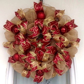 Wreath christmas ribbon Christmas tree ribbon
