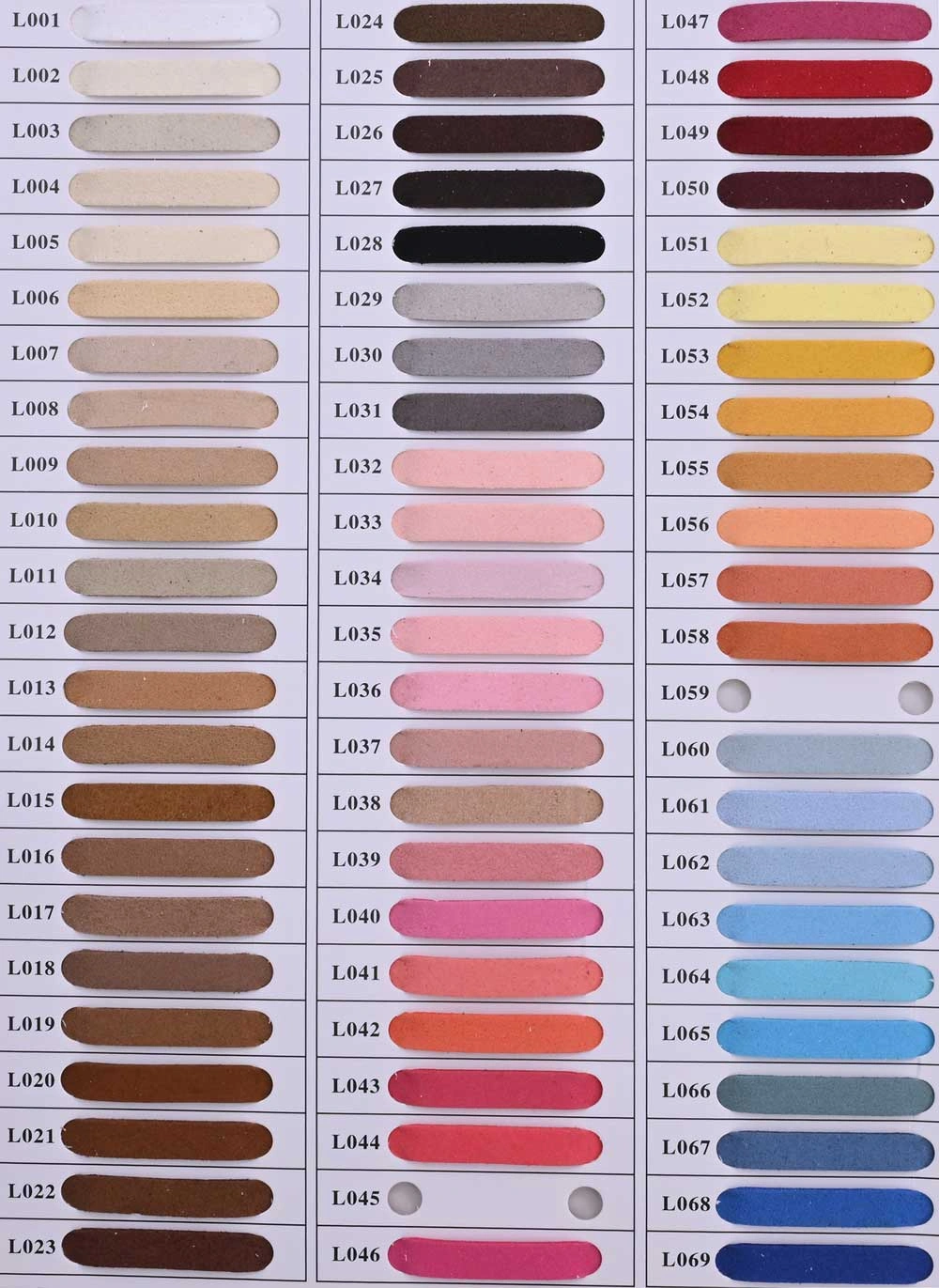 suede cord color card 1