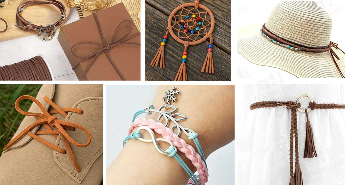 Flat suede cord usage