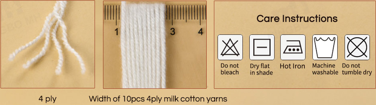 Milk Cotton Knitting Yarn
