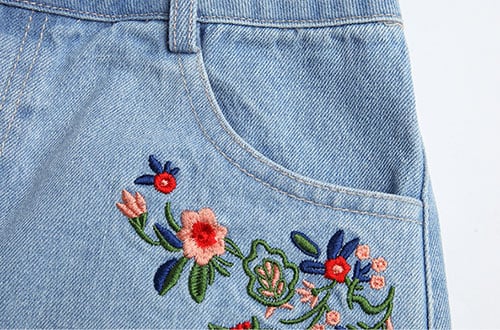 jeans embroidery thread