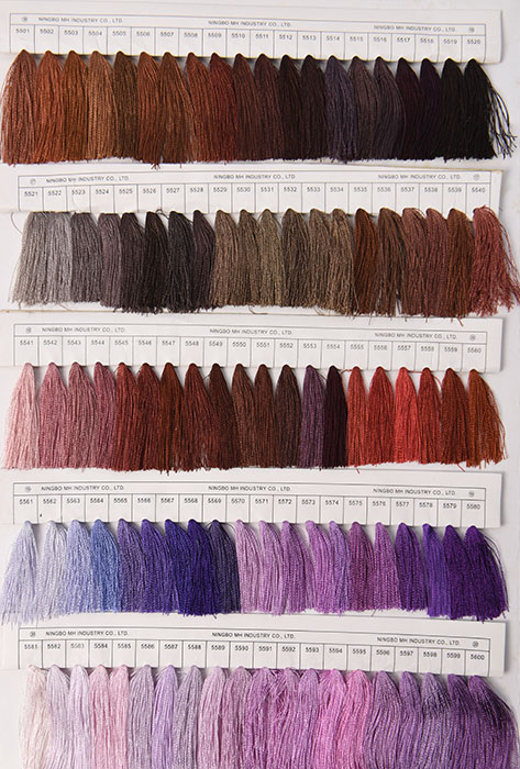 carte de couleur de fil de broderie fil à broder carte de couleur
