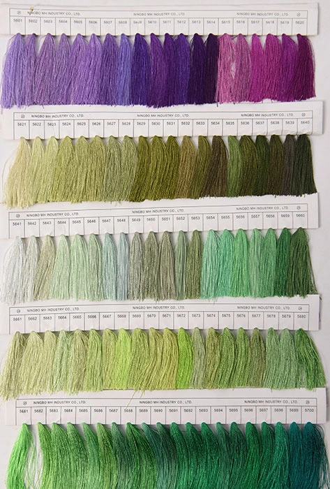 embroidery thread color card embroidery thread Color Card