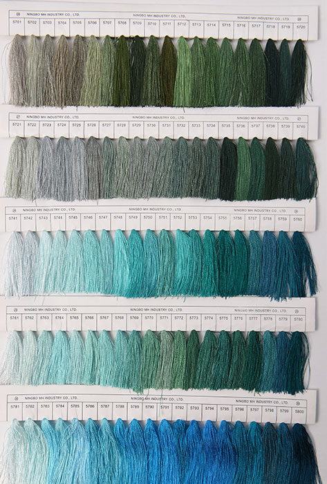 embroidery thread Color Card