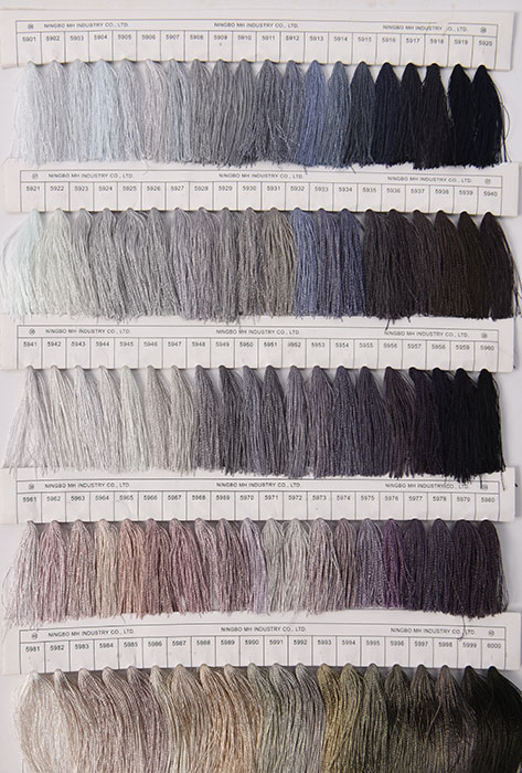 carte de couleur de fil de broderie fil à broder carte de couleur