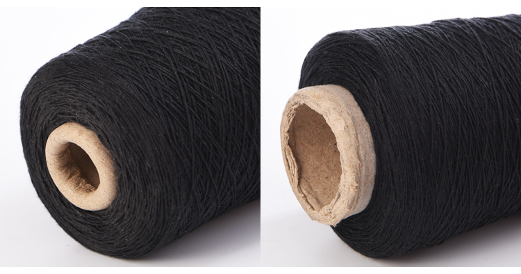 Black cotton sewing thread