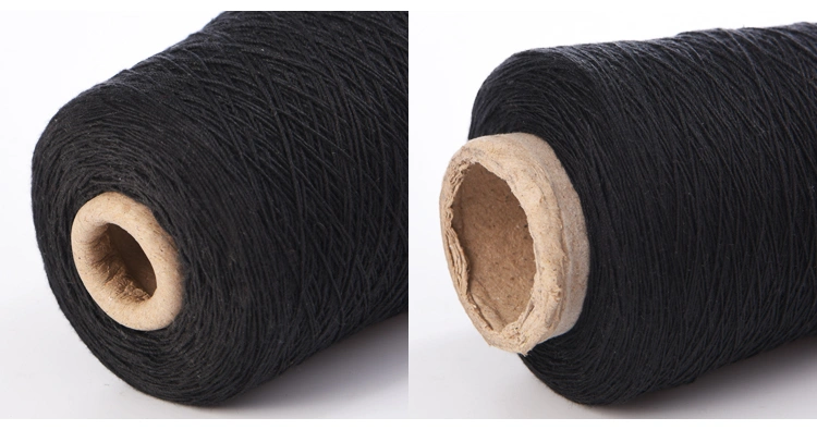 Black cotton sewing thread