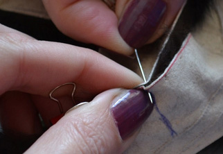 Small Spool of Polyester Sewing Thread Use