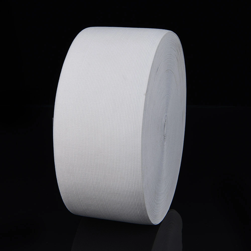 100 mm langes, gestricktes Gummiband