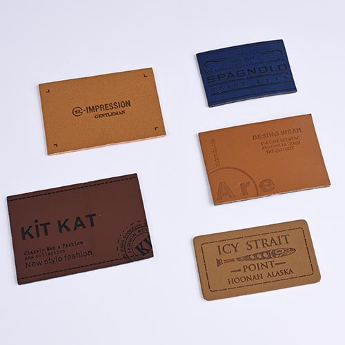 branding accessories leather labels