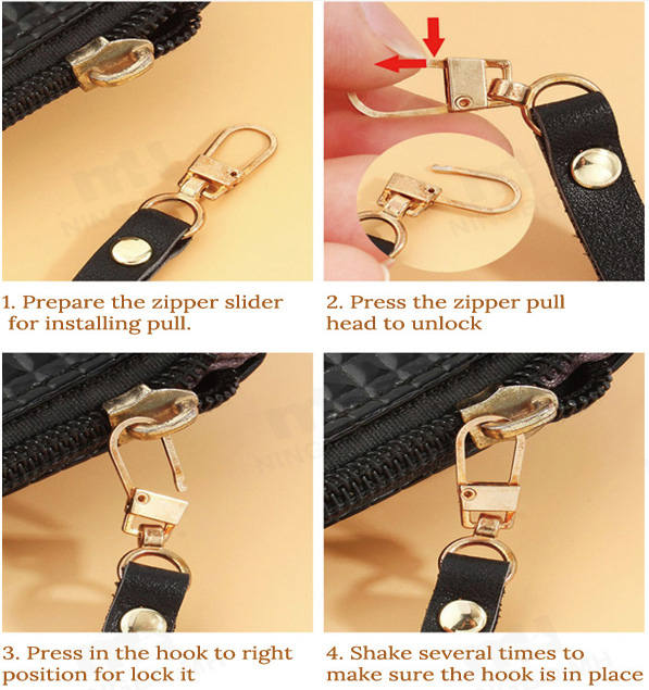 Removable zipper pull Removable zipper pull