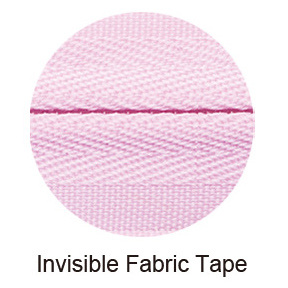 invisible nylon zipper tape style