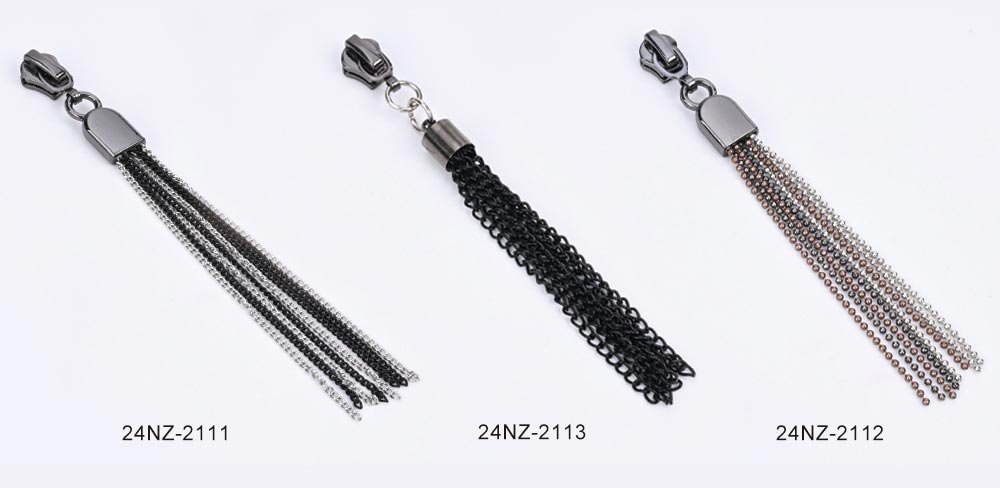 Zipper Slider with Metal Tassel Puller