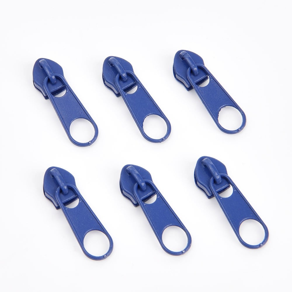 blauer 6er-Pack langer Schieber