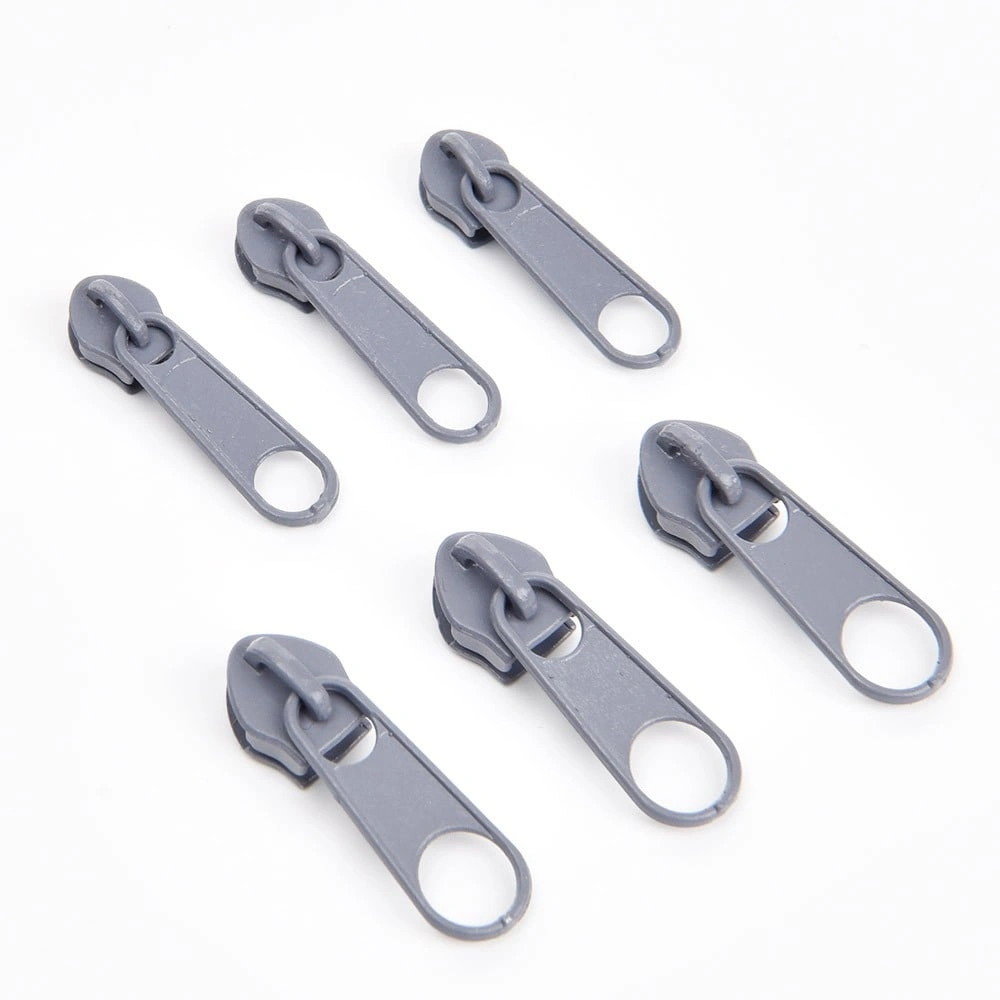 grey 6pcs long pull slider