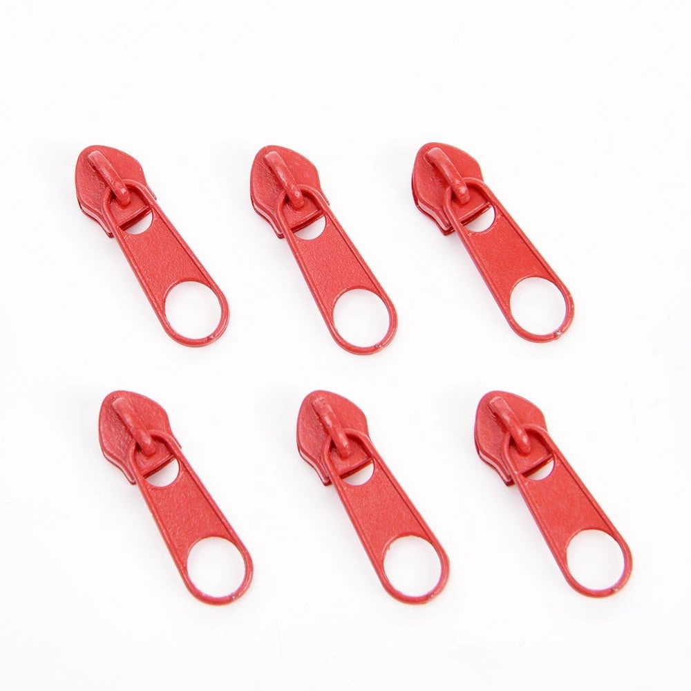 red 6pcs long pull slider