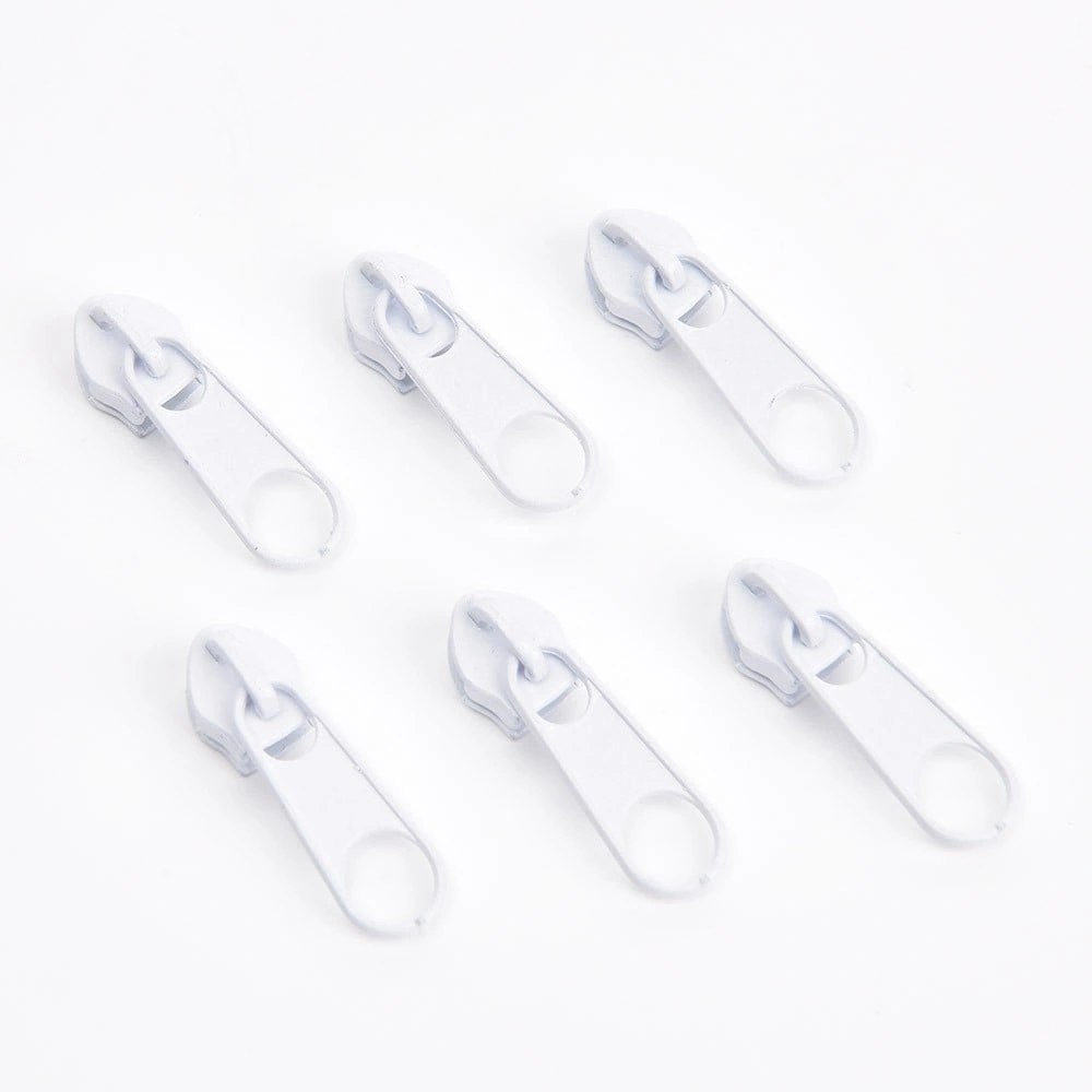 white 6pcs long pull slider